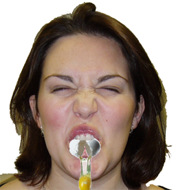 Teh Valerie loves her Pasta Carbonara!